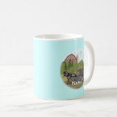 Amish-Buggy-Rückkehr-Tasse Kaffeetasse (VorderseiteRechts)