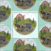 Amish-Buggy Stoff (Kachel)