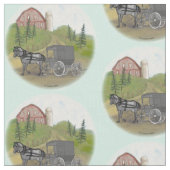 Amish-Buggy Stoff (Nahaufnahme)