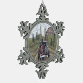 Amish Buggy Town Day Ornament (Links)