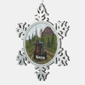 Amish Buggy Town Day Ornament (Rechts)