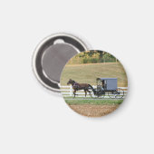 Amish-Buggy-Wagenmagnet Magnet (Vorderseite/Rückseite)
