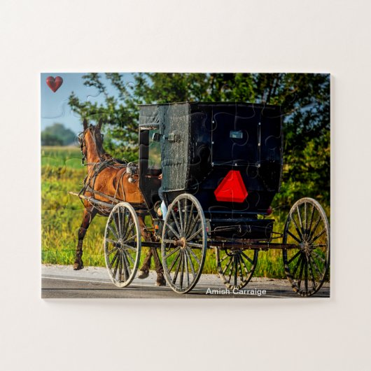 Amish Carraige Puzzle (Horizontal)