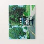 Amish Carriage Indiana. Puzzle (Vertikal)
