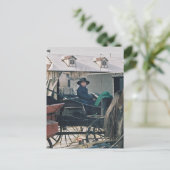 Amish Child in Buggy-Postkarte Postkarte (Stehend Vorderseite)