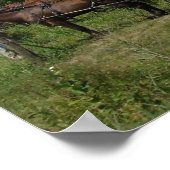 Amish Church and Horses, Rural Iowa Poster (Ecke)