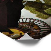 Amish Clothes Line und Hay Wagon Poster (Ecke)