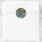 Amish Community Runder Aufkleber (Tasche)