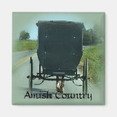 Amish Country Buggy Magnet (Vorne)