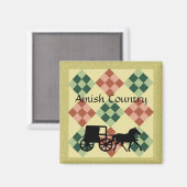 Amish Country Kühlschrank Magnet (Vorderseite/Rückseite)