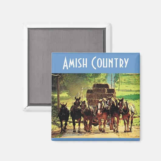 Amish Country Magnet (Vorderseite/Rückseite)