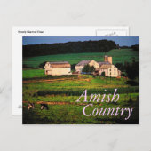 Amish Country Postcard Postkarte (Vorne/Hinten)
