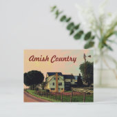 Amish Country Postcard Postkarte (Stehend Vorderseite)