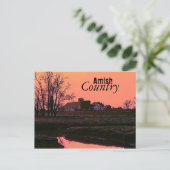 Amish Country Postcard Postkarte (Stehend Vorderseite)
