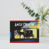 Amish Country Postcard Postkarte (Stehend Vorderseite)