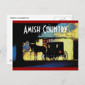 Amish Country Postcard Postkarte (Vorne/Hinten)