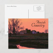 Amish Country Postcard Postkarte (Vorne/Hinten)