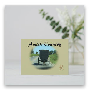 Amish Country Postkarte