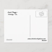 Amish Country Postkarte (Rückseite)