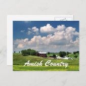 Amish Country Postkarte (Vorne/Hinten)