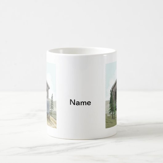 Amish Covered Bridge Kaffeetasse (Mittel)