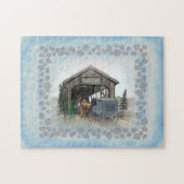 Amish Covered Bridge Puzzle (Horizontal)
