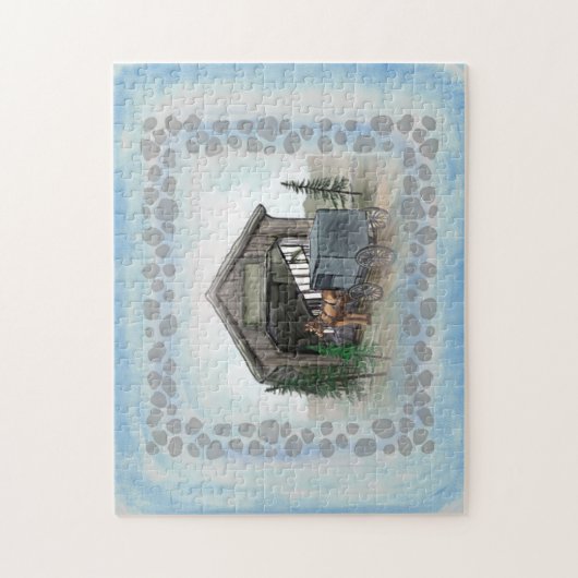 Amish Covered Bridge Puzzle (Vertikal)