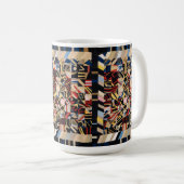 Amish Crazy Quilt von Lydia Beachy Kaffeetasse (VorderseiteRechts)