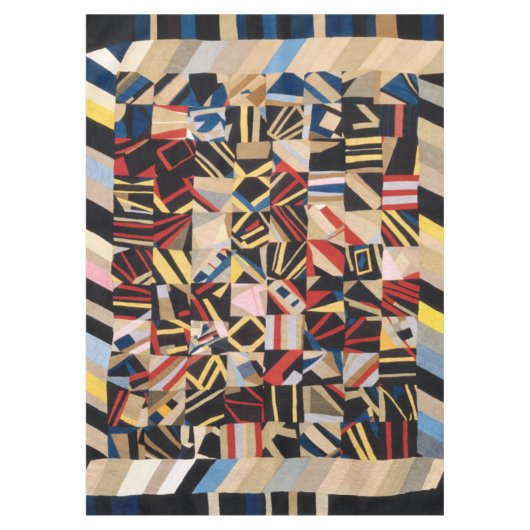 Amish Crazy Quilt von Lydia Beachy Tischdecke (Vorderseite)