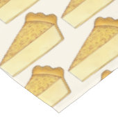 Amish Custard Pie Tart Dessert Slice Backfood Tischdecke (Schrägansicht)
