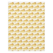 Amish Custard Pie Tart Dessert Slice Backfood Tischdecke (Vorderseite)