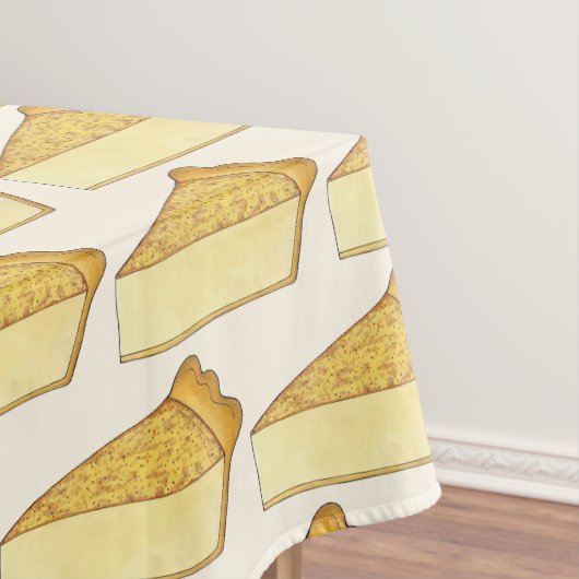 Amish Custard Pie Tart Dessert Slice Backfood Tischdecke (Beispiel)