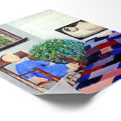 Amish Doll n' Patchwork Quilt Poster (Ecke)