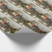 Amish Family Heading Zuhause Geschenkpapier (Ecke)