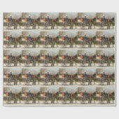 Amish Family Heading Zuhause Geschenkpapier (Flach)