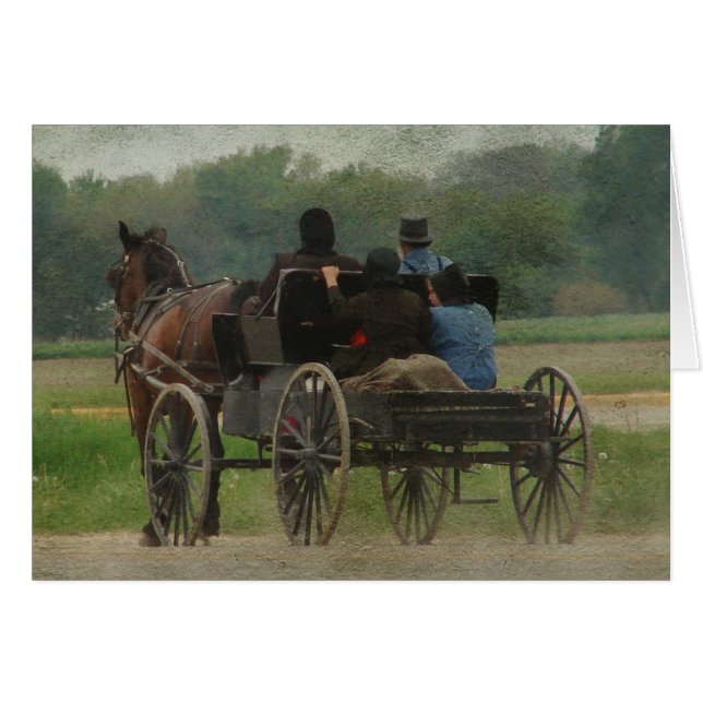Amish Family Outing (Vorderseite (Horizontal))