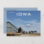 Amish Farm in Lamoni Iowa Postkarte (Vorne/Hinten)