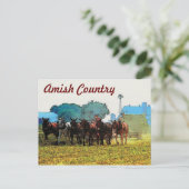 Amish Farm Postcard Postkarte (Stehend Vorderseite)