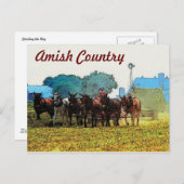 Amish Farm Postcard Postkarte (Vorne/Hinten)