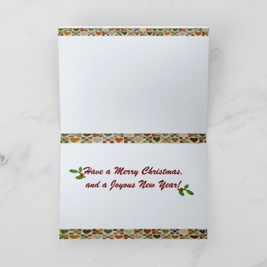 Amish Farm Weihnachtskarten Feiertagskarte (Innenseite)