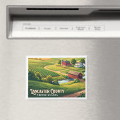 Amish Farmstead Lancaster Magnet (In Situ (Geschirrspüler))