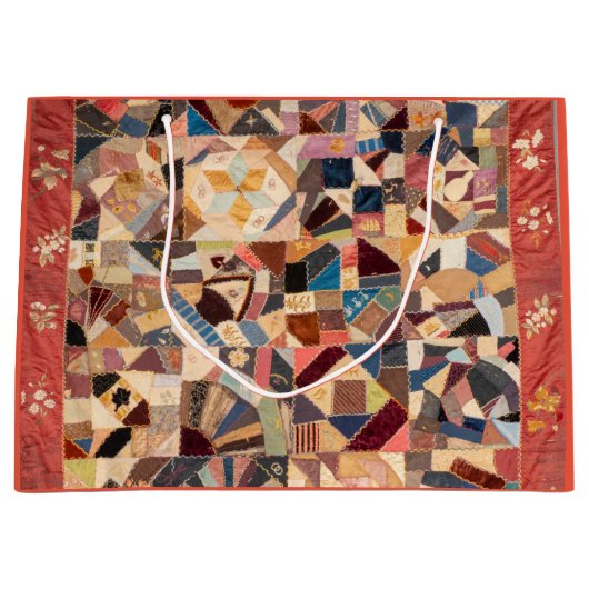 Amish Freundschaftsquilt Große Geschenktüte (Vorderseite)