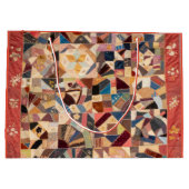 Amish Freundschaftsquilt Große Geschenktüte (Rückseite)