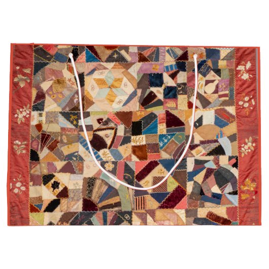 Amish Freundschaftsquilt Große Geschenktüte (Rückseite)