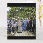 AMISH FUNNY BIG BIRTHDAY GREETING CARD KARTE (Gelbe Blume)