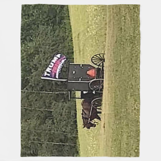 AMISH FÜR TRUMP FLEECEDECKE (Vorderseite)