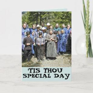 AMISH GEBURTSTAG LUSTIGER HUMOR GRUßKARTE KARTE
