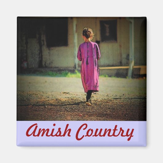 Amish Girl Magnet (Vorne)