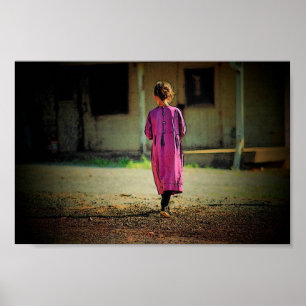Amish Girl Poster