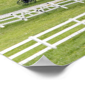 Amish-Hof mit Pferd und Buggy in der Nähe von Berl Poster (Ecke)